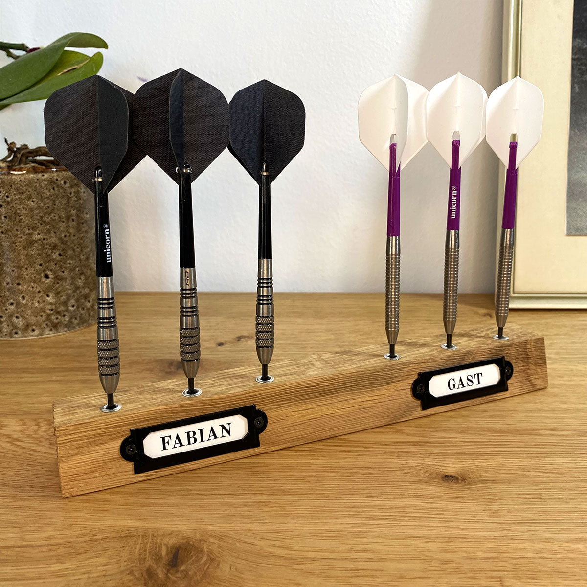 6er Dartpfeilhalter (mit Wandhalterung)